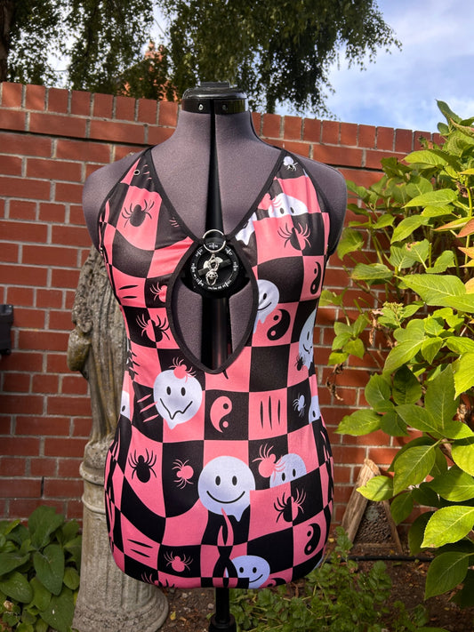 SPIDERS WEB DRESS - L
