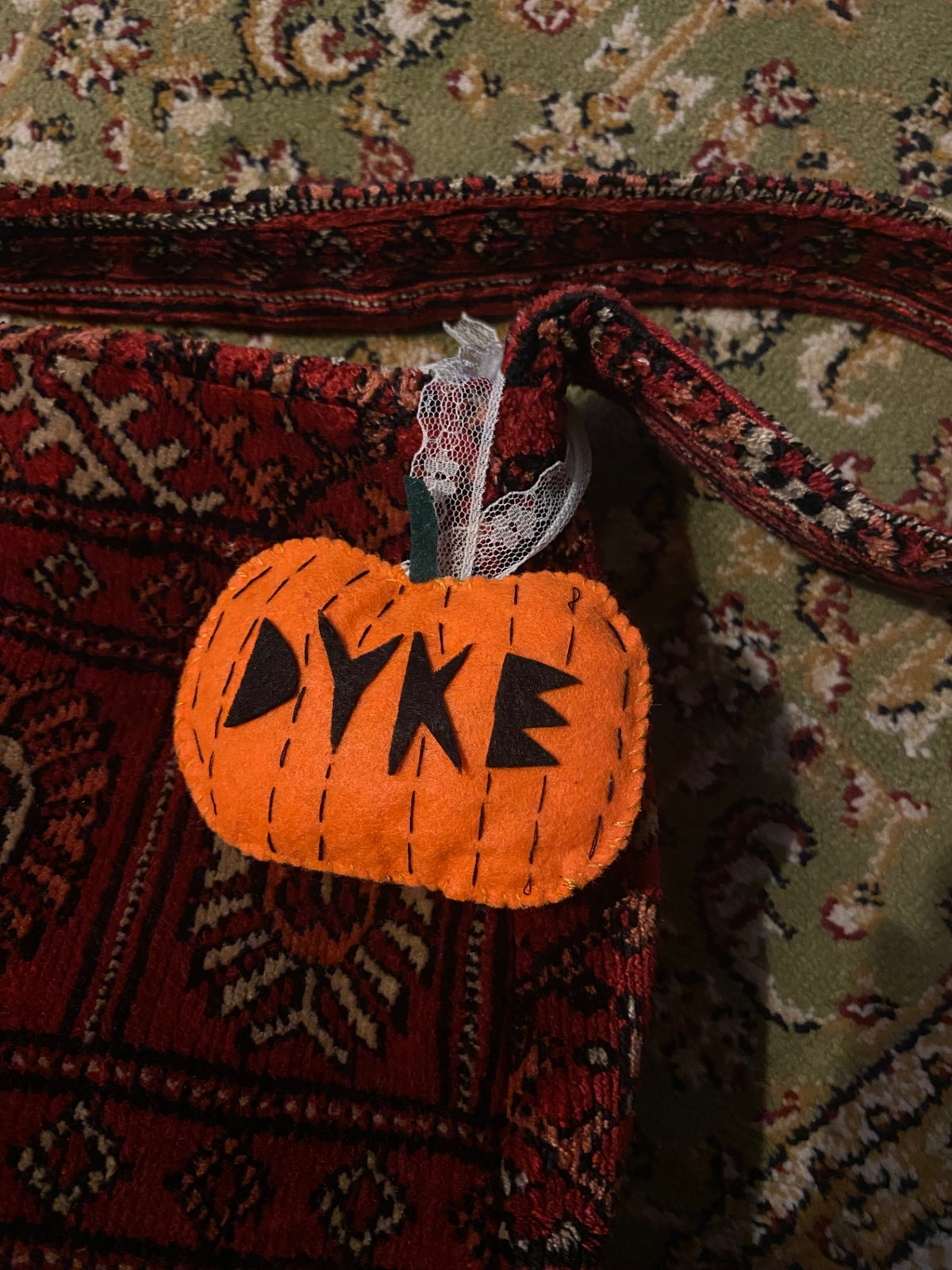 PUMPKIN DYKE BAG CHARM