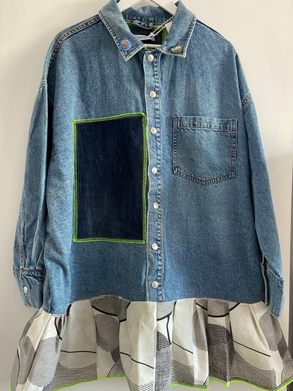 Oversized Denim Dress
