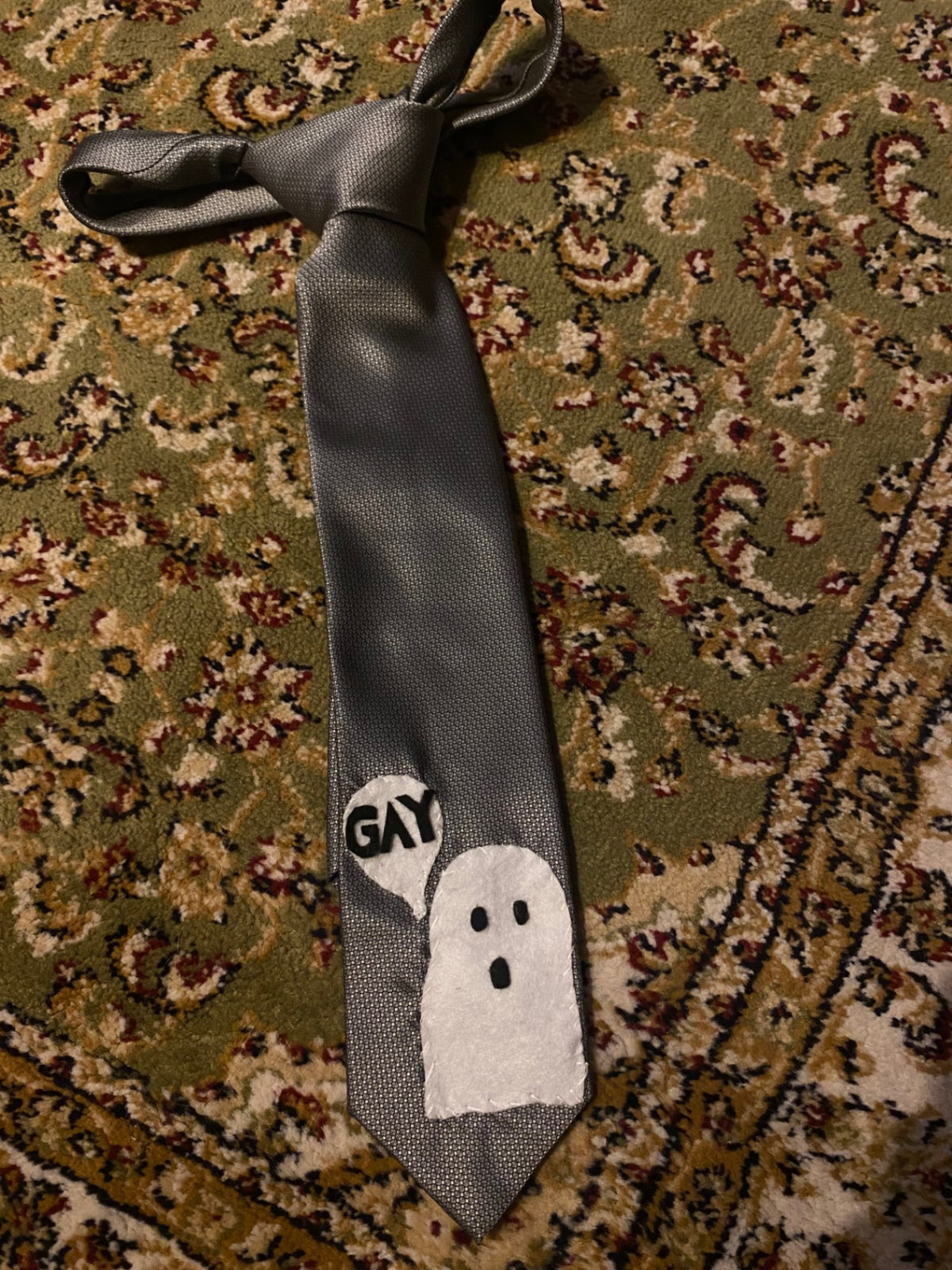 GAY GHOST Up-cycled tie