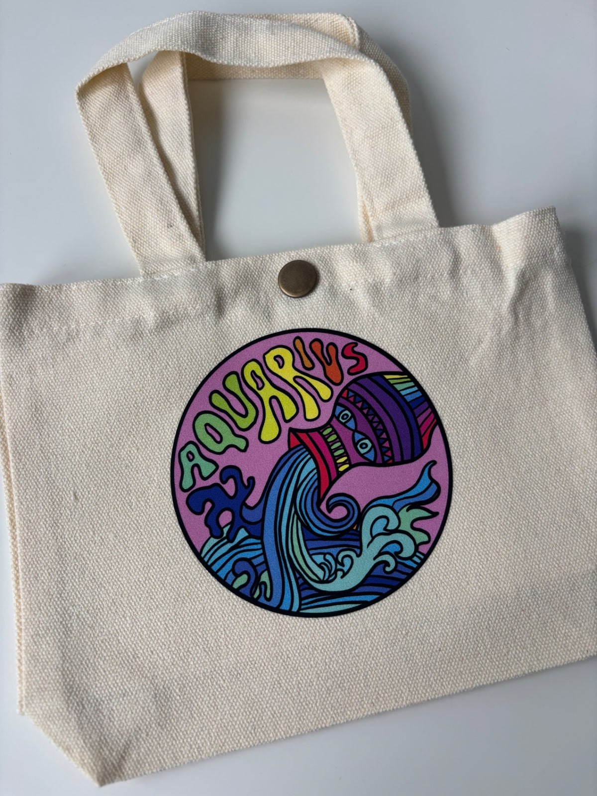Mini Aquarius tote THE MAGIC LABEL
