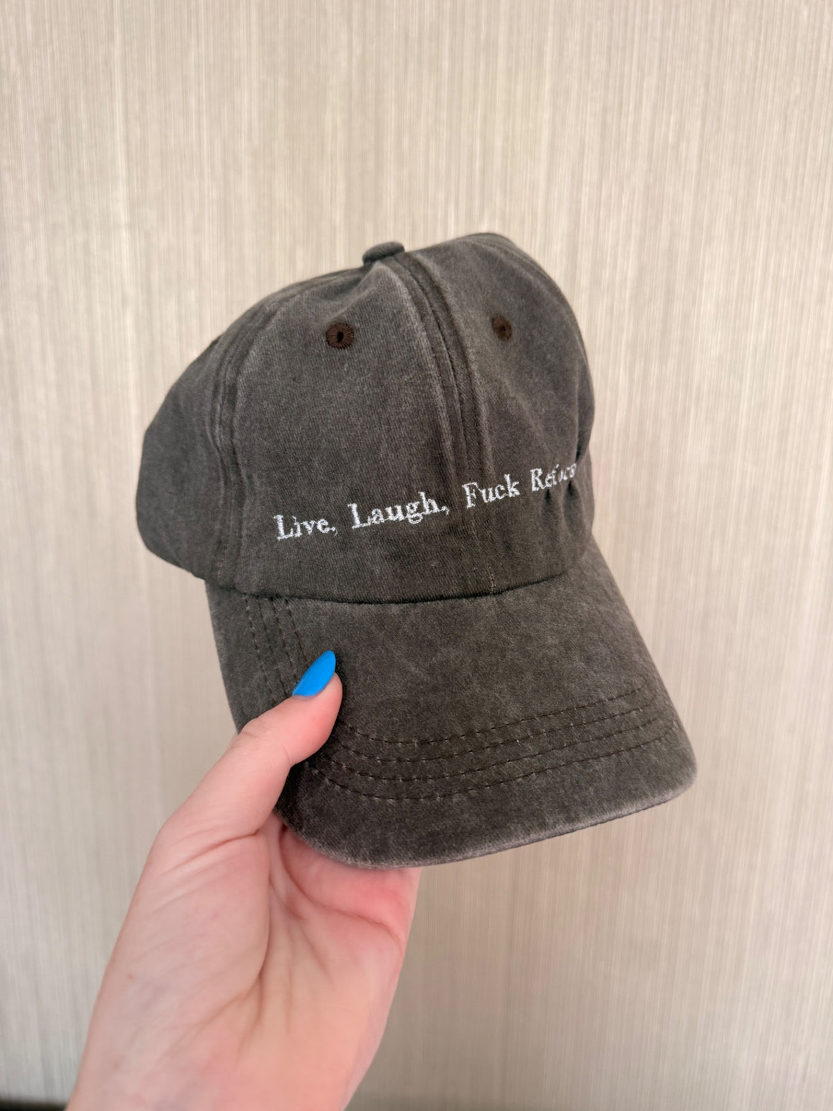 Live, Laugh Fuck Reform Baseball Cap