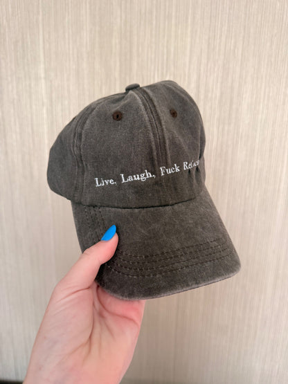 Live, Laugh Fuck Reform Baseball Cap