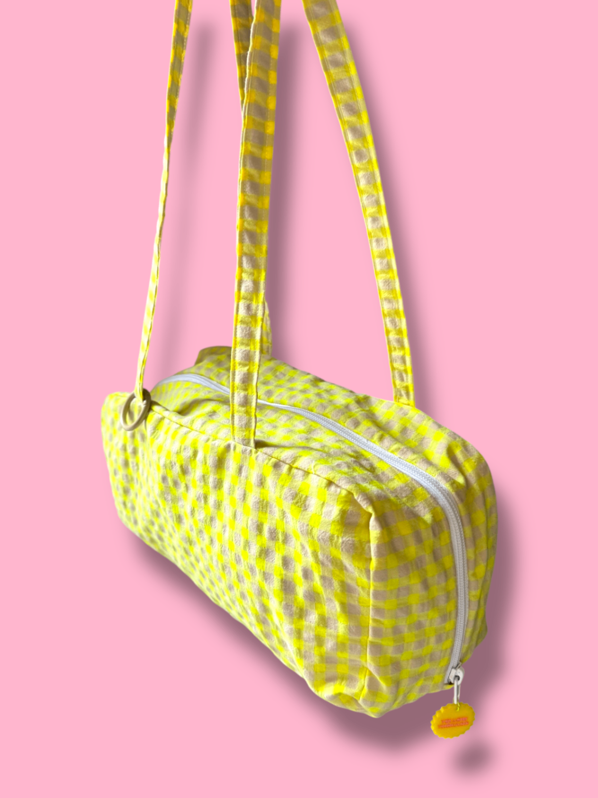 Neon Yellow Bowler Bag 