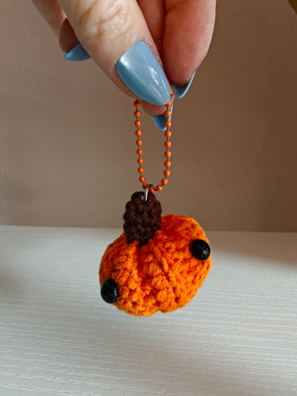 Pumpkin keyring 