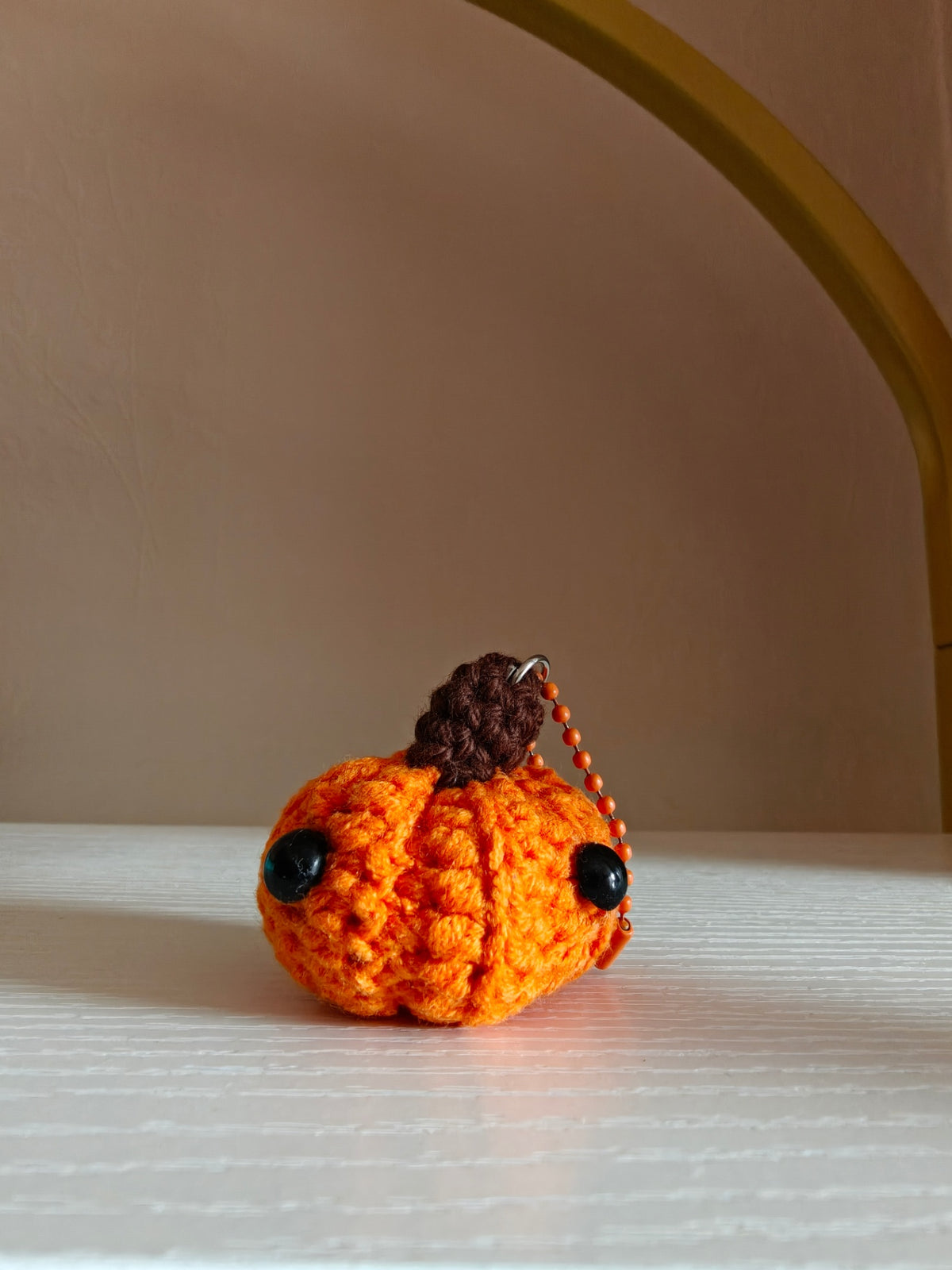 Pumpkin keyring 
