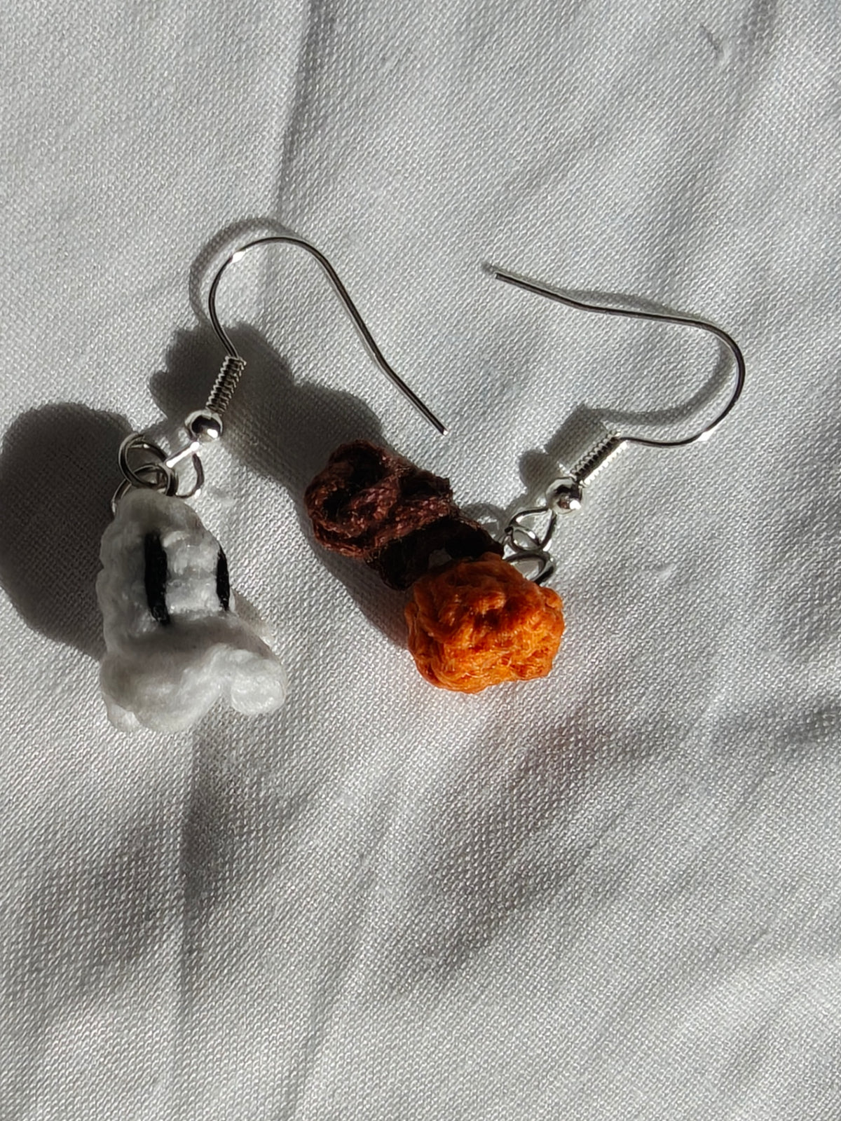 Halloween ghosts and pumpkin earrings
