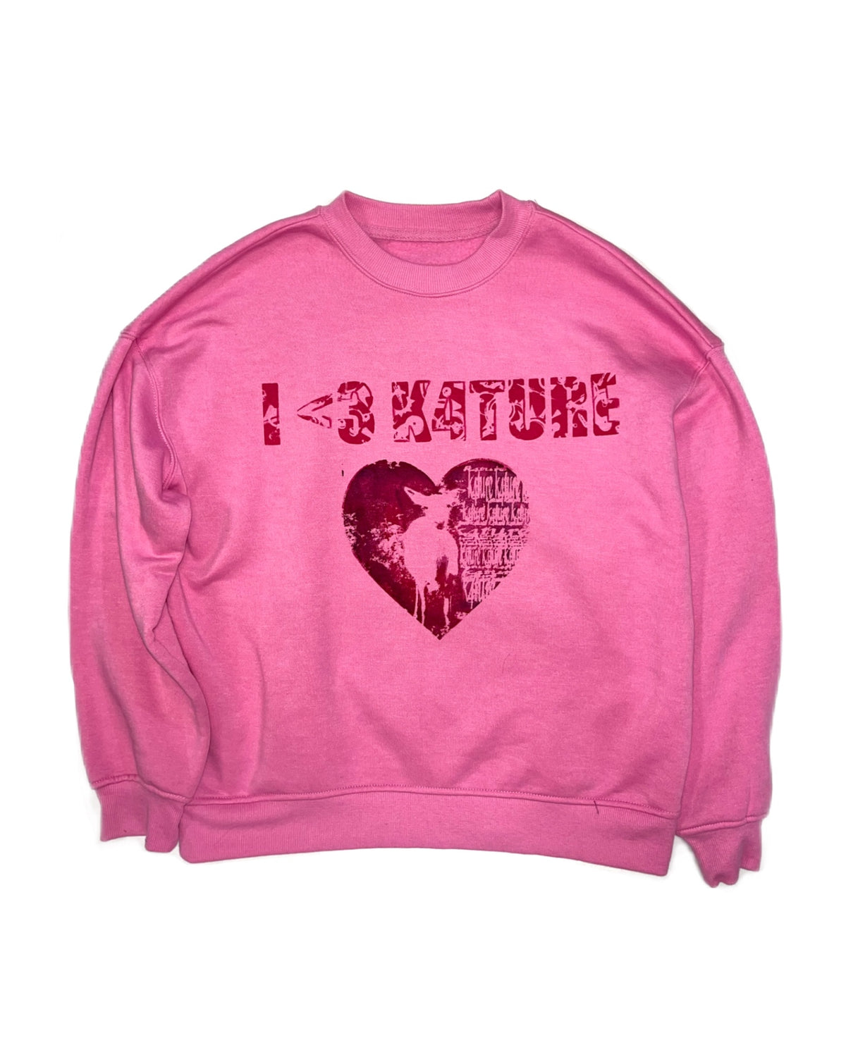 K4TURE pink sweatshirt 