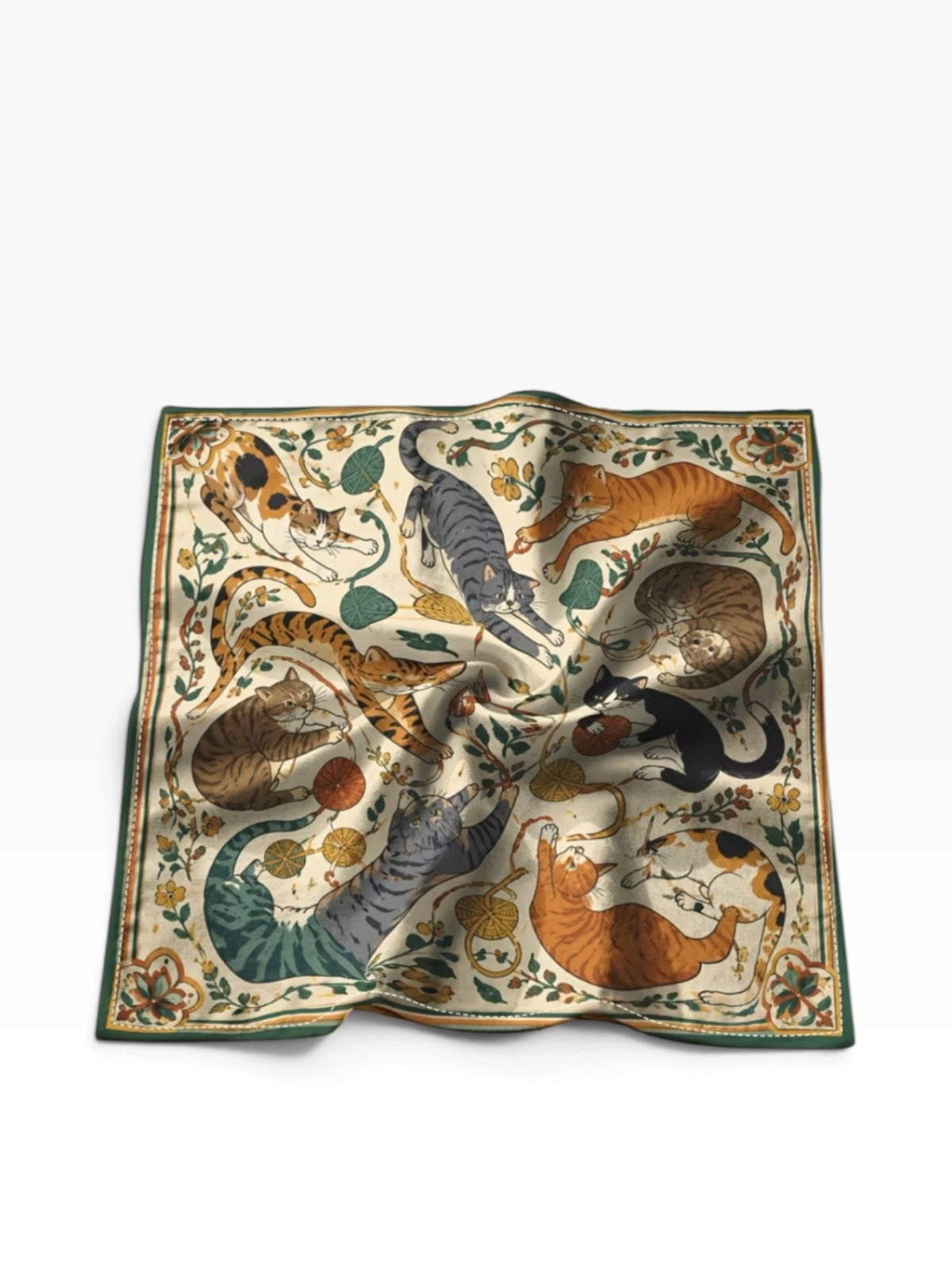 Cat Scarf Cream