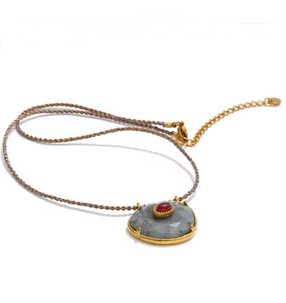 Labradorite Gem Stone Necklace