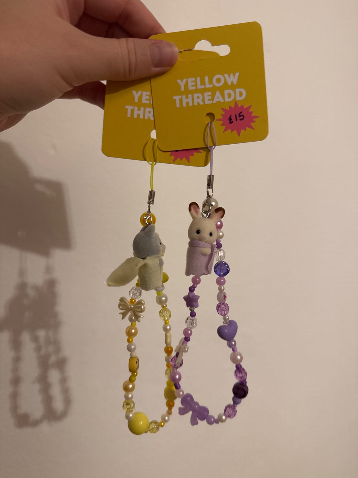 Bead phone charms 