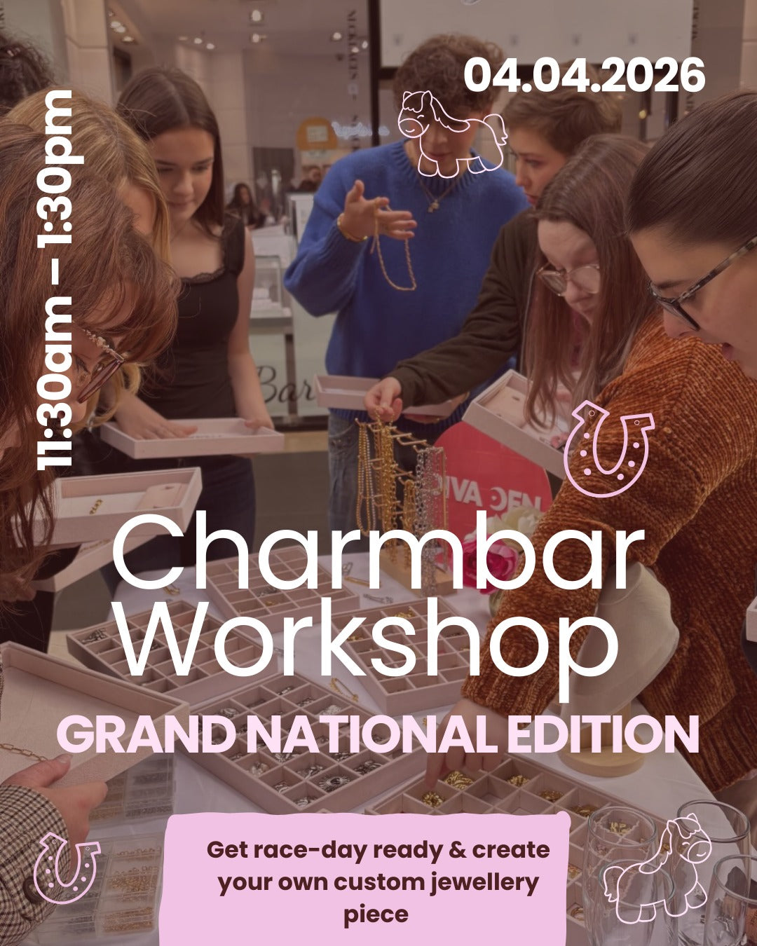 4th April  - Charm Bar Workshop – Grand National Edition